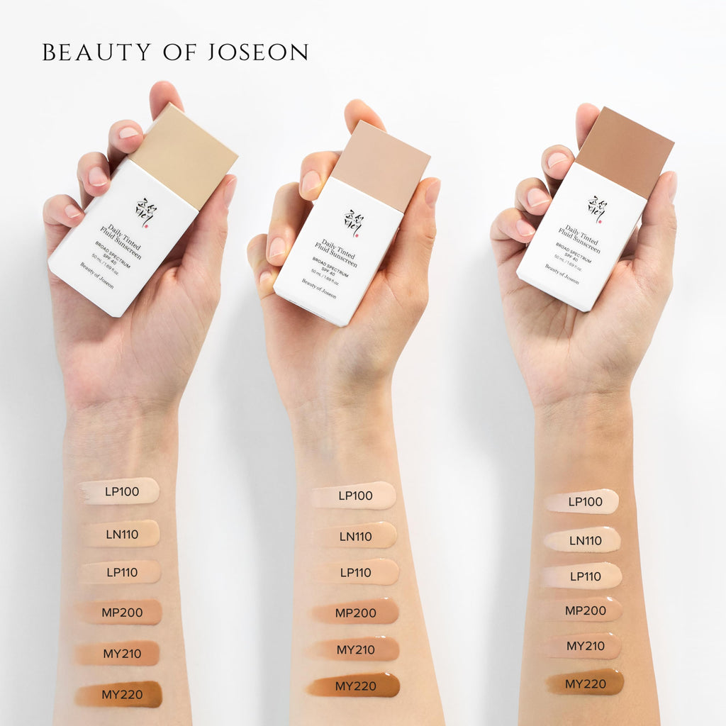 Beauty of Joseon Daily Tinted Fluid Sunscreen – SPF 40, 12 Shades